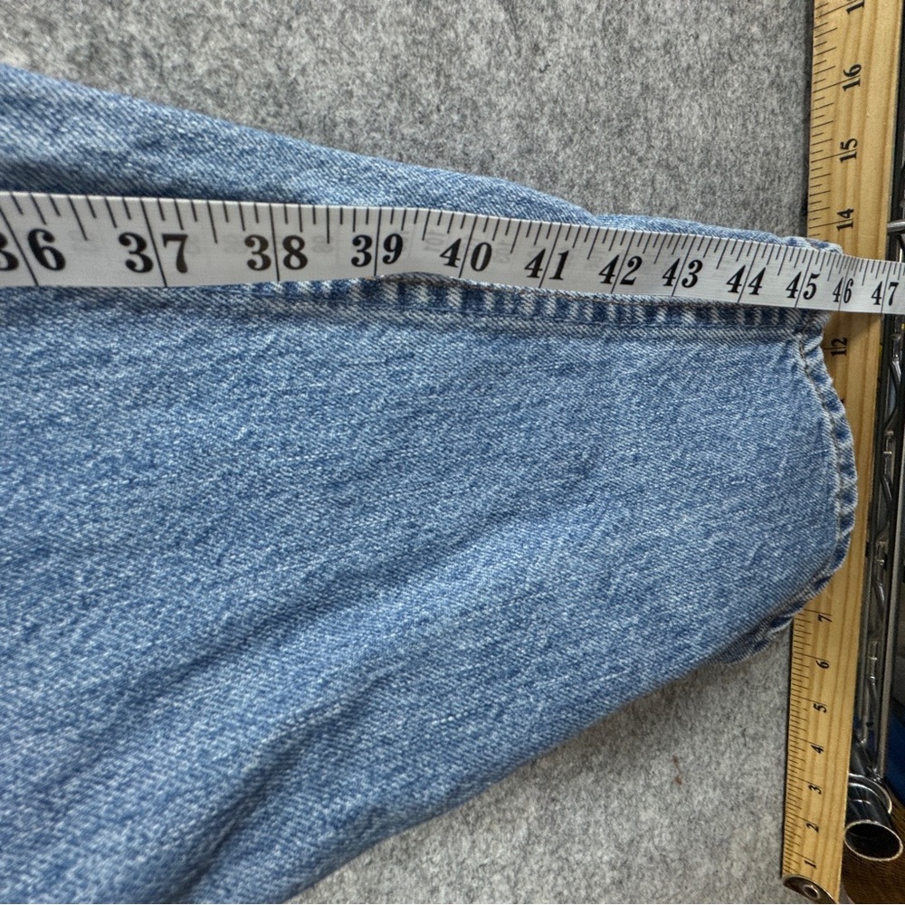 Vintage Levi’s 533 90s Denim Jeans Blue Straight Leg Size 28 Light Wash Relaxed - Picture 11 of 16